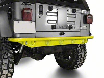 Steinjager Rear Bumper; Neon Yellow (97-06 Jeep Wrangler TJ)