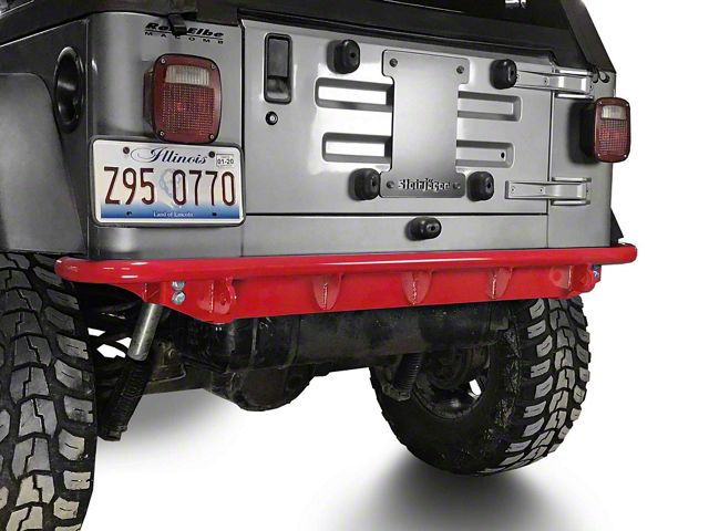 Steinjager Rear Bumper; Red Baron (97-06 Jeep Wrangler TJ)