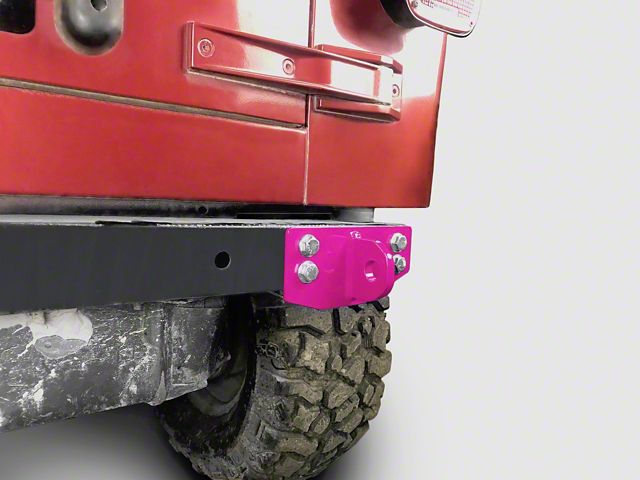 Steinjager Rear D-Ring Mount Bumperette; Hot Pink (97-06 Jeep Wrangler TJ)