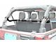 Steinjager Rear Seat Harness Bar; Bare Metal (07-18 Jeep Wrangler JK 4-Door)