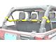 Steinjager Rear Seat Harness Bar; Neon Yellow (07-18 Jeep Wrangler JK 4-Door)