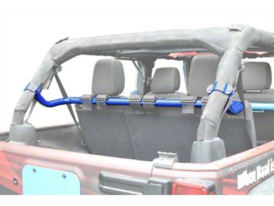 Steinjager Rear Seat Harness Bar; Southwest Blue (07-18 Jeep Wrangler JK 4-Door)