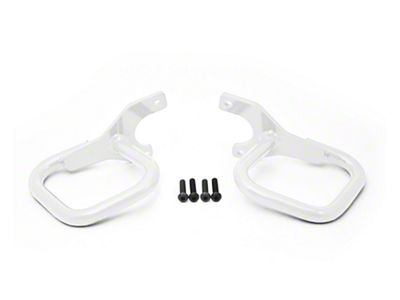 Steinjager Rigid Wire Form Front Grab Handles; Cloud White (97-06 Jeep Wrangler TJ)