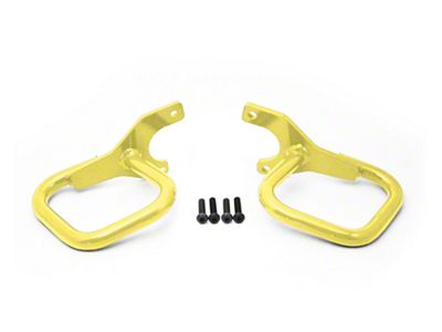 Steinjager Rigid Wire Form Front Grab Handles; Lemon Peel (97-06 Jeep Wrangler TJ)