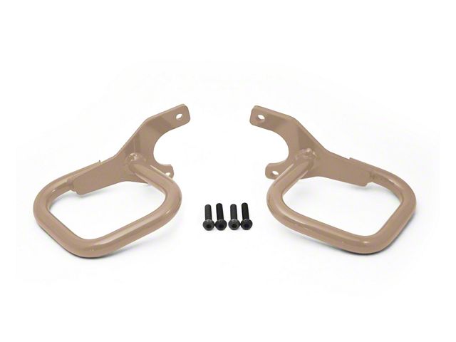 Steinjager Rigid Wire Form Front Grab Handles; Military Beige (97-06 Jeep Wrangler TJ)