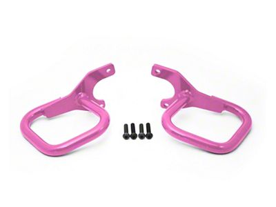 Steinjager Rigid Wire Form Front Grab Handles; Pinky (97-06 Jeep Wrangler TJ)