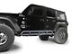 Steinjager Rock Sliders; Bare Metal (18-24 Jeep Wrangler JL 4-Door)