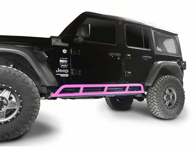 Steinjager Rock Sliders; Pinky (18-24 Jeep Wrangler JL 4-Door)