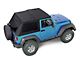 Steinjager Slant Back Soft Top; Black Diamond (07-18 Jeep Wrangler JK 2-Door)