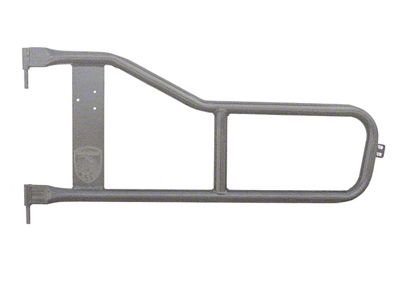 Steinjager Trail Tube Doors; Gray Hammertone (81-86 Jeep CJ7)