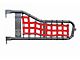 Steinjager Tube Door Cargo Net Covers; Red (81-86 Jeep CJ7)