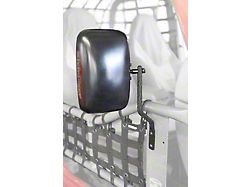 Steinjager Tube Door Mirror Kit; Texturized Black (81-86 Jeep CJ7)