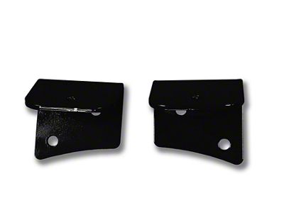 Steinjager Universal Lower Windshield Light Mounting Brackets; Black (07-18 Jeep Wrangler JK)