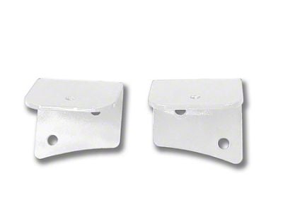 Steinjager Universal Lower Windshield Light Mounting Brackets; Cloud White (07-18 Jeep Wrangler JK)