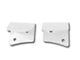 Steinjager Universal Lower Windshield Light Mounting Brackets; Cloud White (07-18 Jeep Wrangler JK)