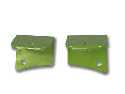 Steinjager Universal Lower Windshield Light Mounting Brackets; Gecko Green (07-18 Jeep Wrangler JK)