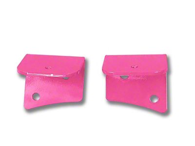 Steinjager Universal Lower Windshield Light Mounting Brackets; Hot Pink (07-18 Jeep Wrangler JK)