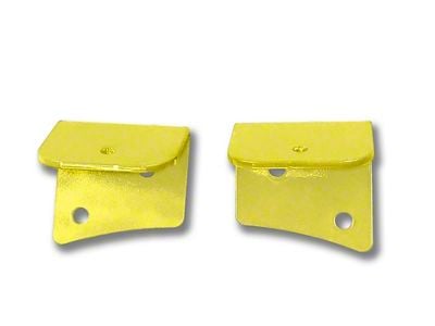 Steinjager Universal Lower Windshield Light Mounting Brackets; Lemon Peel (07-18 Jeep Wrangler JK)