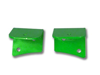 Steinjager Universal Lower Windshield Light Mounting Brackets; Neon Green (07-18 Jeep Wrangler JK)