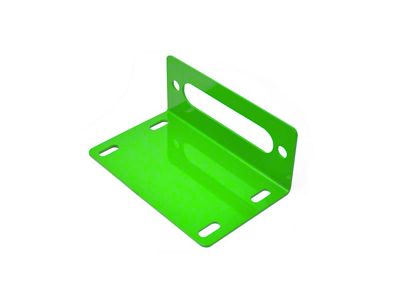 Steinjager Universal Winch Base Fairlead Mount; Neon Green (07-18 Jeep Wrangler JK)