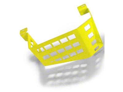 Steinjager Wheel Well Storage Baskets; Driver Side Only; Neon Yellow (18-24 Jeep Wrangler JL w/o Subwoofer)