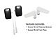 Steinjager Premium Mirror and Foot Peg Kit; Cloud White (07-18 Jeep Wrangler JK)