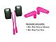 Steinjager Premium Mirror and Foot Peg Kit; Hot Pink (07-18 Jeep Wrangler JK)