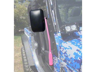 Steinjager Premium Mirror Kit; Pinky (07-18 Jeep Wrangler JK)