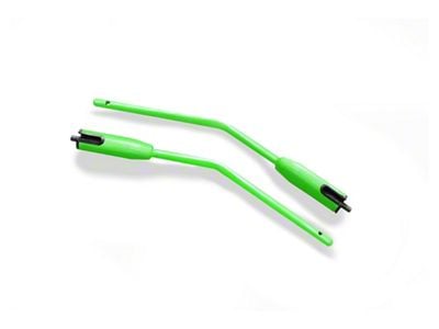 Steinjager Premium Mirror Legs; Neon Green (07-18 Jeep Wrangler JK)