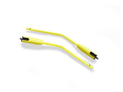 Steinjager Premium Mirror Legs; Neon Yellow (07-18 Jeep Wrangler JK)