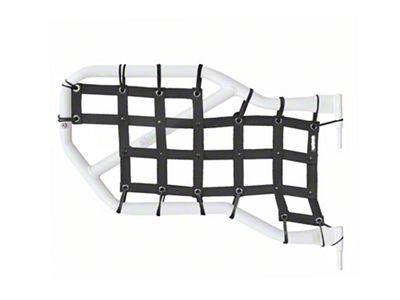 Steinjager Rear Tube Door Cargo Net Covers; Black (07-18 Jeep Wrangler JK 4-Door)