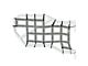 Steinjager Rear Tube Door Cargo Net Covers; Gray (07-18 Jeep Wrangler JK 4-Door)