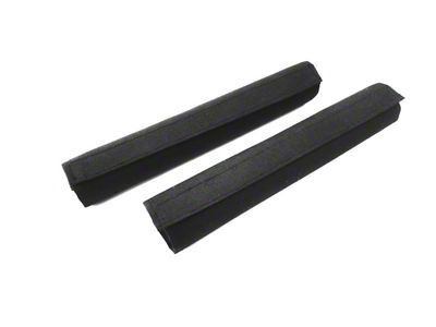 Steinjager Rear Tube Doors Armrest; Black (07-18 Jeep Wrangler JK 4-Door)