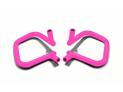 Steinjager Rigid Wire Form Front Grab Handles; Hot Pink (07-18 Jeep Wrangler JK)