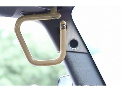 Steinjager Rigid Wire Form Front Grab Handles; Military Beige (07-18 Jeep Wrangler JK)