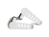 Steinjager Stationary Foot Pegs; Cloud White (18-24 Jeep Wrangler JL)