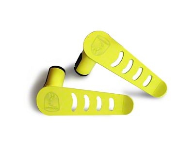 Steinjager Stationary Foot Pegs; Lemon Peel (07-18 Jeep Wrangler JK)