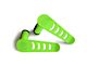 Steinjager Stationary Foot Pegs; Neon Green (07-18 Jeep Wrangler JK)