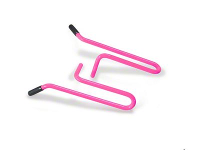 Steinjager Stationary Foot Rest Kit; Hot Pink (97-06 Jeep Wrangler TJ)