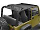 Steinjager Teddy Top Full Length Solar Screen Cover; Black (97-06 Jeep Wrangler TJ, Excluding Unlimited)