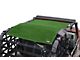 Steinjager Teddy Top Full Length Solar Screen Cover; Green (97-06 Jeep Wrangler TJ, Excluding Unlimited)