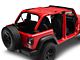 Steinjager Teddy Top Full Length Solar Screen Cover; Red (18-24 Jeep Wrangler JL 4-Door)