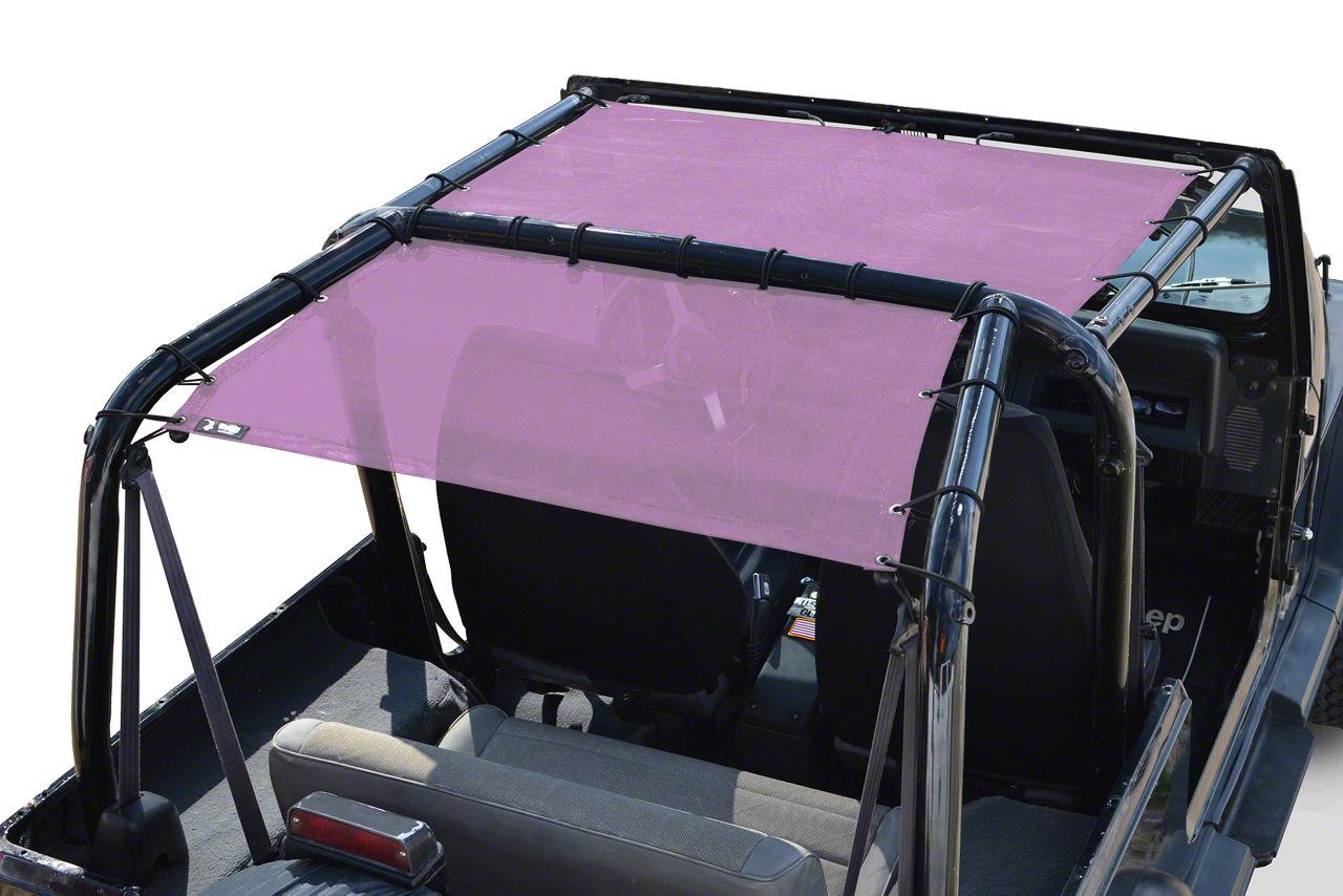 Jeep Wrangler 87-95 Steinjager Teddy Front Seats Mauve Top Solar ScreenFor Jeep Wrangler 87-95 Steinjager Teddy Front Seats Mauve