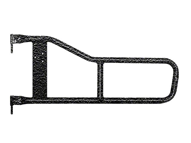 Steinjager Trail Tube Doors; Texturized Black (97-06 Jeep Wrangler TJ)