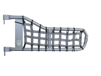 Steinjager Tube Door Cargo Net Covers; Gray (97-06 Jeep Wrangler TJ)