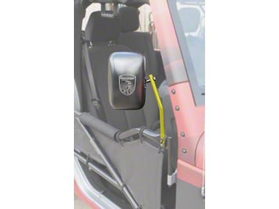 Steinjager Tube Door Mirror Kit; Lemon Peel (07-18 Jeep Wrangler JK)