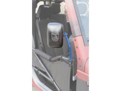 Steinjager Tube Door Mirror Kit; Playboy Blue (07-18 Jeep Wrangler JK)