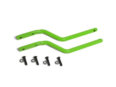 Steinjager Tube Door Mirror Legs; Gecko Green (97-06 Jeep Wrangler TJ)