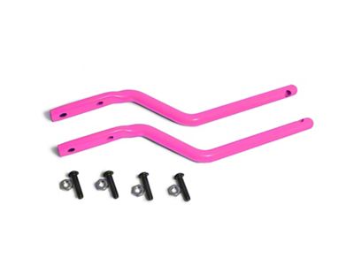 Steinjager Tube Door Mirror Legs; Hot Pink (97-06 Jeep Wrangler TJ)