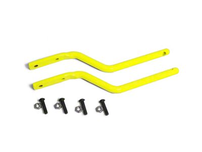 Steinjager Tube Door Mirror Legs; Neon Yellow (97-06 Jeep Wrangler TJ)